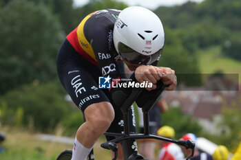 2024-07-05 - Tim Wellens of UAE Team Emirates during the Tour de France 2024, Stage 7, Individual Time Trial, Nuits-Saint-Georges - Gevrey-Chambertin (25,3 Km) on 5 July 2024 in Gevrey-Chambertin, France - CYCLING - TOUR DE FRANCE 2024 - STAGE 7 - TOUR DE FRANCE - CYCLING