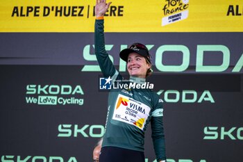 2024-08-18 - VOS Marianne during the Tour de France Femmes avec Zwift 2024, Stage 8 cycling race, Le Grand-Bornand - Alpe d'Huez (149,9 Km) on August 18, 2024 in Alpe d'Huez, France - CYCLING - WOMEN'S TOUR DE FRANCE 2024 - STAGE 8 - TOUR DE FRANCE - CYCLING