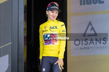 2024-08-18 - NIEWIADOMA Katarzyna during the Tour de France Femmes avec Zwift 2024, Stage 8 cycling race, Le Grand-Bornand - Alpe d'Huez (149,9 Km) on August 18, 2024 in Alpe d'Huez, France - CYCLING - WOMEN'S TOUR DE FRANCE 2024 - STAGE 8 - TOUR DE FRANCE - CYCLING