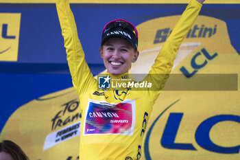 2024-08-18 - NIEWIADOMA Katarzyna during the Tour de France Femmes avec Zwift 2024, Stage 8 cycling race, Le Grand-Bornand - Alpe d'Huez (149,9 Km) on August 18, 2024 in Alpe d'Huez, France - CYCLING - WOMEN'S TOUR DE FRANCE 2024 - STAGE 8 - TOUR DE FRANCE - CYCLING