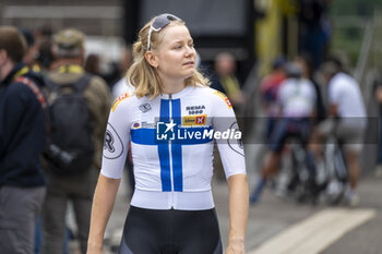 2024-08-18 - AHTOSALO Anniina during the Tour de France Femmes avec Zwift 2024, Stage 8 cycling race, Le Grand-Bornand - Alpe d'Huez (149,9 Km) on August 18, 2024 in Alpe d'Huez, France - CYCLING - WOMEN'S TOUR DE FRANCE 2024 - STAGE 8 - TOUR DE FRANCE - CYCLING