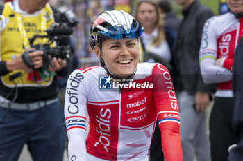 2024-08-18 - BERTEAU Victoire during the Tour de France Femmes avec Zwift 2024, Stage 8 cycling race, Le Grand-Bornand - Alpe d'Huez (149,9 Km) on August 18, 2024 in Alpe d'Huez, France - CYCLING - WOMEN'S TOUR DE FRANCE 2024 - STAGE 8 - TOUR DE FRANCE - CYCLING