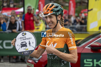 2024-08-18 - GARCIA Mavi during the Tour de France Femmes avec Zwift 2024, Stage 8 cycling race, Le Grand-Bornand - Alpe d'Huez (149,9 Km) on August 18, 2024 in Alpe d'Huez, France - CYCLING - WOMEN'S TOUR DE FRANCE 2024 - STAGE 8 - TOUR DE FRANCE - CYCLING