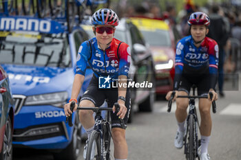 2024-08-18 - DEMAY Coralie during the Tour de France Femmes avec Zwift 2024, Stage 8 cycling race, Le Grand-Bornand - Alpe d'Huez (149,9 Km) on August 18, 2024 in Alpe d'Huez, France - CYCLING - WOMEN'S TOUR DE FRANCE 2024 - STAGE 8 - TOUR DE FRANCE - CYCLING