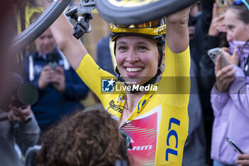 2024-08-18 - NIEWIADOMA Katarzyna during the Tour de France Femmes avec Zwift 2024, Stage 8 cycling race, Le Grand-Bornand - Alpe d'Huez (149,9 Km) on August 18, 2024 in Alpe d'Huez, France - CYCLING - WOMEN'S TOUR DE FRANCE 2024 - STAGE 8 - TOUR DE FRANCE - CYCLING