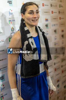 2024-03-06 - Carini Angela (Ita) during the Boxing Road to Paris 1st World Qualification Tournament, at E-Work Arena, Busto Arsizio, Italy on March 6, 2024 - BOXING ROAD TO PARIS - BOXING - CONTACT