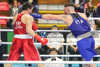 11/03/2024 - Diego Lenzi from Italy and Danis Latypov - BOXING ROAD TO PARIS  - BOXE - CONTATTO