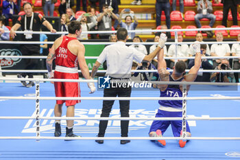 2024-03-11 - Diego Lenzi from Italy and Danis Latypov - BOXING ROAD TO PARIS  - BOXING - CONTACT