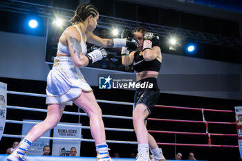 2024-05-17 - Silvia Bignami and Giorgia scolastri during the boxing match valid for the women's European flyweight title - BOXING_EBU FLYWEIGHT MATCH_SILVIA BIGNAMI VS GIORGIA SCOLASTRI_20240517 - BOXING - CONTACT