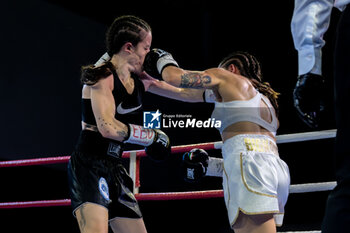 2024-05-17 - Silvia Bignami and Giorgia scolastri during the boxing match valid for the women's European flyweight title - BOXING_EBU FLYWEIGHT MATCH_SILVIA BIGNAMI VS GIORGIA SCOLASTRI_20240517 - BOXING - CONTACT