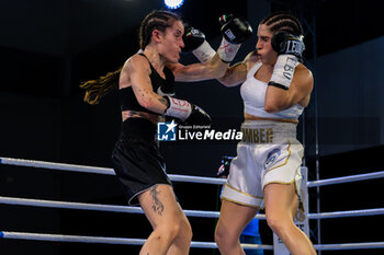 2024-05-17 - Silvia Bignami and Giorgia scolastri during the boxing match valid for the women's European flyweight title - BOXING_EBU FLYWEIGHT MATCH_SILVIA BIGNAMI VS GIORGIA SCOLASTRI_20240517 - BOXING - CONTACT