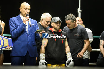 2024-07-05 - Salvatore Contino before the boxing match valid for the Italian men's bantamweight title against Mohammed Obbadi - TITOLO ITALIANO PESI GALLO - CONTINO VS OBBADI - BOXING - CONTACT