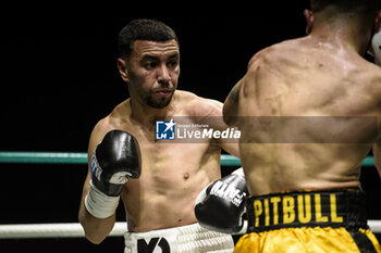 2024-07-05 - Mohammed Obbadi during the boxing match valid for the Italian men's bantamweight title against Salvatore Contino - TITOLO ITALIANO PESI GALLO - CONTINO VS OBBADI - BOXING - CONTACT