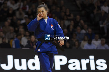 2024-02-02 - MOKDAR FAIZA (FRA) (PARIS SAINT GERMAIN JUDO 75) won against KLIMKAIT Jessica (CAN) in semi final women -57kg women category during the Paris Grand Slam 2024, IJF Judo event, 50th anniversary, on February 2, 2024 at Accor Arena in Paris, France - JUDO - PARIS GRAND SLAM 2024 - JUDO - CONTACT