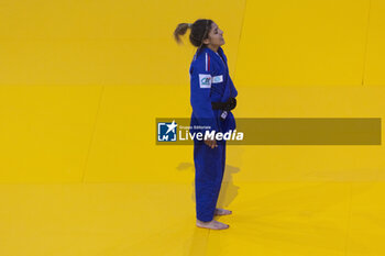 02/02/2024 - BOUKLI SHIRINE (FRA)(FLAM 91) won the gold medal against KOGA Wakana (JPN) in women _48kg category during the Paris Grand Slam 2024, IJF Judo event, 50th anniversary, on February 2, 2024 at Accor Arena in Paris, France - JUDO - PARIS GRAND SLAM 2024 - JUDO - CONTATTO