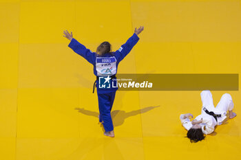 02/02/2024 - BOUKLI SHIRINE (FRA)(FLAM 91) won the gold medal against KOGA Wakana (JPN) in women _48kg category during the Paris Grand Slam 2024, IJF Judo event, 50th anniversary, on February 2, 2024 at Accor Arena in Paris, France - JUDO - PARIS GRAND SLAM 2024 - JUDO - CONTATTO