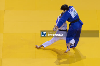 02/02/2024 - Luka_MKHEIDZE (FRA) won the gold medal against Harim LEE (KOR) at the men final -60kg category during the Paris Grand Slam 2024, IJF Judo event, 50th anniversary, on February 2, 2024 at Accor Arena in Paris, France - JUDO - PARIS GRAND SLAM 2024 - JUDO - CONTATTO