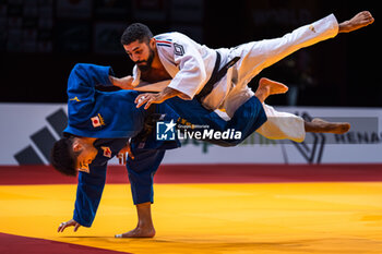 02/02/2024 - Walide KHYAR (FRA) against Joshiro MARUYAMA (JPN), Round of 16 Men -66Kg, during the Paris Grand Slam 2024, IJF Judo event on February 2, 2024 at Accor Arena in Paris, France - JUDO - PARIS GRAND SLAM 2024 - JUDO - CONTATTO