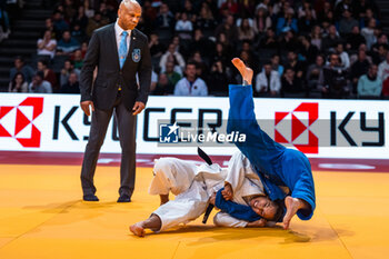 02/02/2024 - Katharina MENZ (GER) against Anneliese FIELDER (AUS), Round of 32 -48Kg, during the Paris Grand Slam 2024, IJF Judo event on February 2, 2024 at Accor Arena in Paris, France - JUDO - PARIS GRAND SLAM 2024 - JUDO - CONTATTO