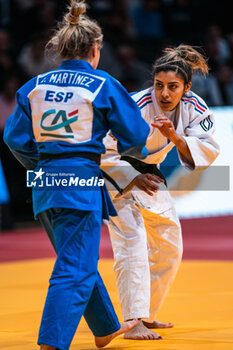 02/02/2024 - Shirine BOUKLI (FRA) against Laura MARTINEZ ABELENDA (ESP), Semi-Final -48Kg, during the Paris Grand Slam 2024, IJF Judo event on February 2, 2024 at Accor Arena in Paris, France - JUDO - PARIS GRAND SLAM 2024 - JUDO - CONTATTO