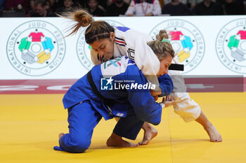 02/02/2024 - Shirine Boukli of France against Laura Martínez Abelenda of Spain, Semi-final Women's -48 kg during the Paris Grand Slam 2024, IJF Judo event on February 2, 2024 at Accor Arena in Paris, France - JUDO - PARIS GRAND SLAM 2024 - JUDO - CONTATTO