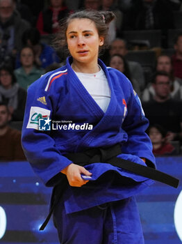 02/02/2024 - Faiza Mokdar of France against Jessica Klimkait of Canada, Semi-final Women's -57 kg during the Paris Grand Slam 2024, IJF Judo event on February 2, 2024 at Accor Arena in Paris, France - JUDO - PARIS GRAND SLAM 2024 - JUDO - CONTATTO