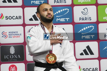 02/02/2024 - Luka Mkheidze of France Gold medal, Men's -60 kg during the Paris Grand Slam 2024, IJF Judo event on February 2, 2024 at Accor Arena in Paris, France - JUDO - PARIS GRAND SLAM 2024 - JUDO - CONTATTO