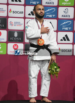 02/02/2024 - Luka Mkheidze of France Gold medal, Men's -60 kg during the Paris Grand Slam 2024, IJF Judo event on February 2, 2024 at Accor Arena in Paris, France - JUDO - PARIS GRAND SLAM 2024 - JUDO - CONTATTO