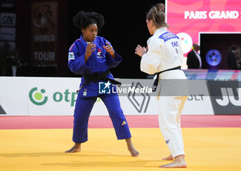 2024-02-02 - Sarah-Léonie Cysique of France against Marica Perisic of Serbia, Bronze Medal Contests Women's -57 kg during the Paris Grand Slam 2024, IJF Judo event on February 2, 2024 at Accor Arena in Paris, France - JUDO - PARIS GRAND SLAM 2024 - JUDO - CONTACT