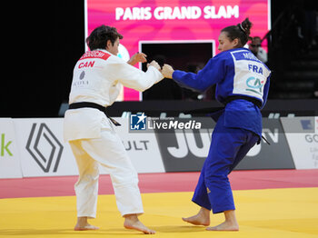 2024-02-02 - Faiza Mokdar of France against Christa Deguchi of Canada, Final Women's -57 kg during the Paris Grand Slam 2024, IJF Judo event on February 2, 2024 at Accor Arena in Paris, France - JUDO - PARIS GRAND SLAM 2024 - JUDO - CONTACT