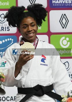 02/02/2024 - Sarah-Léonie Cysique of France Bronze medal, Women's -57 kg during the Paris Grand Slam 2024, IJF Judo event on February 2, 2024 at Accor Arena in Paris, France - JUDO - PARIS GRAND SLAM 2024 - JUDO - CONTATTO