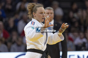2024-01-13 - PINOT Margaux (FRA) won the Bronze medal against PINA Tais (POR) in -70kg women category during the Paris Grand Slam 2024, IJF Judo event, 50th anniversary, on February 3, 2024 at Accor Arena in Paris, France - JUDO - PARIS GRAND SLAM 2024 - JUDO - CONTACT