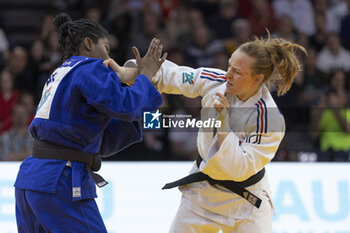 13/01/2024 - PINOT Margaux (FRA) won the Bronze medal against PINA Tais (POR) in -70kg women category during the Paris Grand Slam 2024, IJF Judo event, 50th anniversary, on February 3, 2024 at Accor Arena in Paris, France - JUDO - PARIS GRAND SLAM 2024 - JUDO - CONTATTO