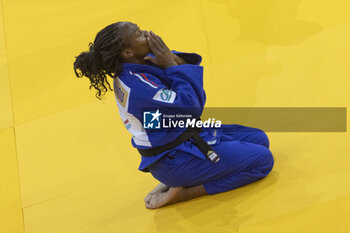 2024-01-13 - AGBEGNENOU Clarisse (FRA) won the Gold medal against KRISTO Katarina (CRO) in final -63kg women category during the Paris Grand Slam 2024, IJF Judo event, 50th anniversary, on February 3, 2024 at Accor Arena in Paris, France - JUDO - PARIS GRAND SLAM 2024 - JUDO - CONTACT