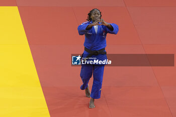 2024-01-13 - AGBEGNENOU Clarisse (FRA) won the Gold medal against KRISTO Katarina (CRO) in final -63kg women category during the Paris Grand Slam 2024, IJF Judo event, 50th anniversary, on February 3, 2024 at Accor Arena in Paris, France - JUDO - PARIS GRAND SLAM 2024 - JUDO - CONTACT