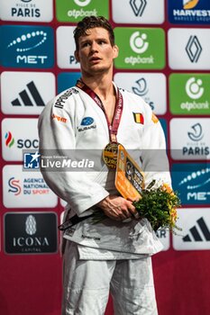 03/02/2024 - Matthias CASSE (BEL) medal, Final Men -81Kg, during the Paris Grand Slam 2024, IJF Judo event on February 3, 2024 at Accor Arena in Paris, France - JUDO - PARIS GRAND SLAM 2024 - JUDO - CONTATTO