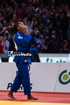 2024-02-03 - Clarisse AGBEGNENOU (FRA), Final Women -63Kg, during the Paris Grand Slam 2024, IJF Judo event on February 3, 2024 at Accor Arena in Paris, France - JUDO - PARIS GRAND SLAM 2024 - JUDO - CONTACT