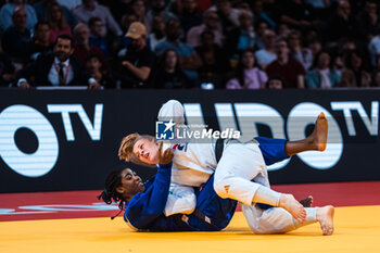 03/02/2024 - Margaux PINOT (FRA) against Tais PINA (POR), Bronze Women -70Kg, during the Paris Grand Slam 2024, IJF Judo event on February 3, 2024 at Accor Arena in Paris, France - JUDO - PARIS GRAND SLAM 2024 - JUDO - CONTATTO