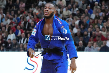 03/02/2024 - Tizie Gnamien of France and Timur Arbuzov of Individual Neutral Athletes, Round 2 Men's -81 Kg during the Paris Grand Slam 2024, IJF Judo event on February 3, 2024 at Accor Arena in Paris, France - JUDO - PARIS GRAND SLAM 2024 - JUDO - CONTATTO