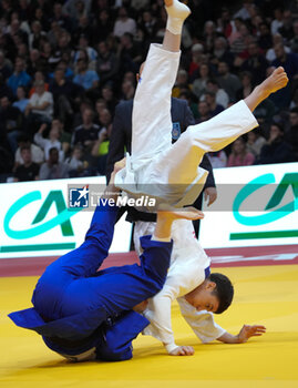 03/02/2024 - Gaetane Deberdt of France and Laura Fazliu of Kosovo, Round 2 Women's -63 Kg during the Paris Grand Slam 2024, IJF Judo event on February 3, 2024 at Accor Arena in Paris, France - JUDO - PARIS GRAND SLAM 2024 - JUDO - CONTATTO