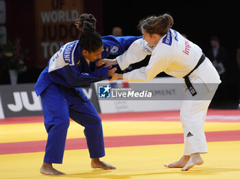 03/02/2024 - Melkia Auchecorne of France and Catherine Beauchemin-Pinard of Canada, Round 2 Women's -63 Kg during the Paris Grand Slam 2024, IJF Judo event on February 3, 2024 at Accor Arena in Paris, France - JUDO - PARIS GRAND SLAM 2024 - JUDO - CONTATTO