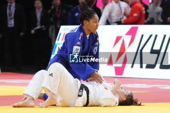 2024-02-03 - Melkia Auchecorne of France and Catherine Beauchemin-Pinard of Canada, Round 2 Women's -63 Kg during the Paris Grand Slam 2024, IJF Judo event on February 3, 2024 at Accor Arena in Paris, France - JUDO - PARIS GRAND SLAM 2024 - JUDO - CONTACT