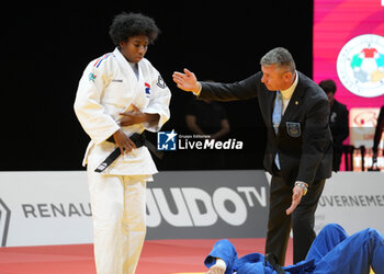 2024-02-03 - Marie-Eve Gahié of France and Fidan Ogel of Turkey, Round 2 Women's -70 Kg during the Paris Grand Slam 2024, IJF Judo event on February 3, 2024 at Accor Arena in Paris, France - JUDO - PARIS GRAND SLAM 2024 - JUDO - CONTACT