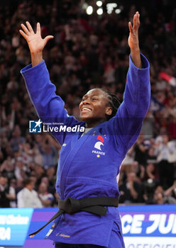 2024-02-03 - Clarisse Agbégnénou of France against Katarina Kristo of Croatia, Final Women's -63 Kg during the Paris Grand Slam 2024, IJF Judo event on February 3, 2024 at Accor Arena in Paris, France - JUDO - PARIS GRAND SLAM 2024 - JUDO - CONTACT