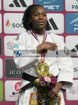 2024-02-03 - Clarisse Agbégnénou of France Gold medal, Women's -63 Kg during the Paris Grand Slam 2024, IJF Judo event on February 3, 2024 at Accor Arena in Paris, France - JUDO - PARIS GRAND SLAM 2024 - JUDO - CONTACT