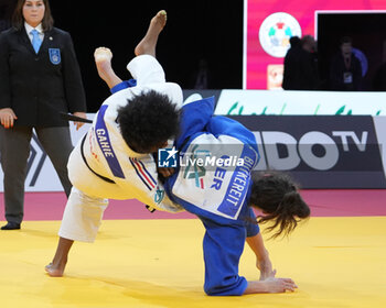 03/02/2024 - Miriam Butkereit of Germany against Marie-Eve Gahié of France, Final Women's -70 Kg during the Paris Grand Slam 2024, IJF Judo event on February 3, 2024 at Accor Arena in Paris, France - JUDO - PARIS GRAND SLAM 2024 - JUDO - CONTATTO
