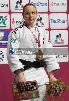 03/02/2024 - Margaux Pinot of France Bronze medal, Women's -70 Kg during the Paris Grand Slam 2024, IJF Judo event on February 3, 2024 at Accor Arena in Paris, France - JUDO - PARIS GRAND SLAM 2024 - JUDO - CONTATTO