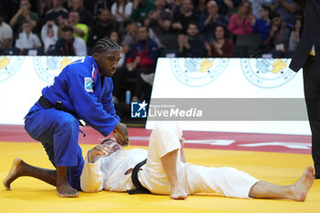 03/02/2024 - Joan-Benjamin Gaba of France and Kestutis Vitkauskas of Lithuania, Round 2 Men's -73 Kg during the Paris Grand Slam 2024, IJF Judo event on February 3, 2024 at Accor Arena in Paris, France - JUDO - PARIS GRAND SLAM 2024 - JUDO - CONTATTO