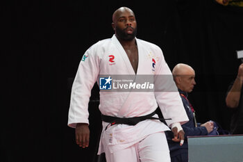 2024-02-04 - Teddy Riner of France against Galymzhan Krikbay of Kazakhstan, Round 2 Men's +100 Kg during the Paris Grand Slam 2024, IJF Judo event on February 4 2024 at Accor Arena in Paris, France - JUDO - PARIS GRAND SLAM 2024 - JUDO - CONTACT
