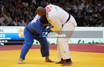 2024-02-04 - Teddy Riner of France against Galymzhan Krikbay of Kazakhstan, Round 2 Men's +100 Kg during the Paris Grand Slam 2024, IJF Judo event on February 4 2024 at Accor Arena in Paris, France - JUDO - PARIS GRAND SLAM 2024 - JUDO - CONTACT